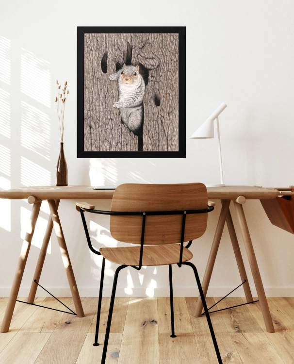 plakat wiewiórka beata łośniewska 40x50.webp