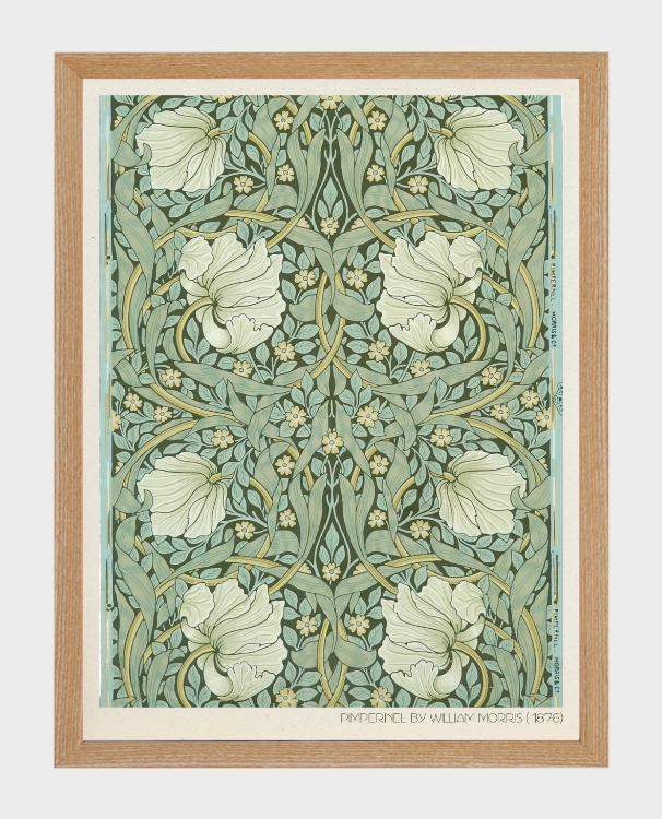 klimalia-plakat-grafika-pimpernel-William-Morris.webp