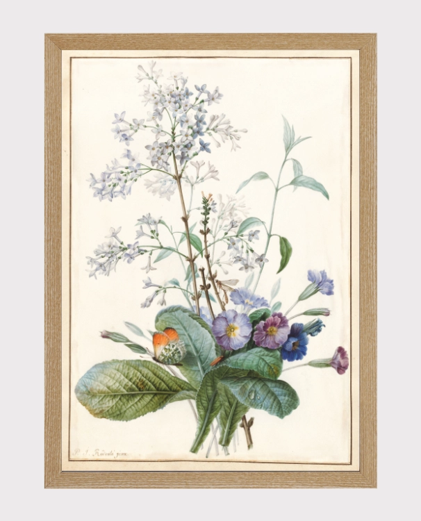 klimalia plakat botaniczny vintage a3 bukiet kwiatow.webp