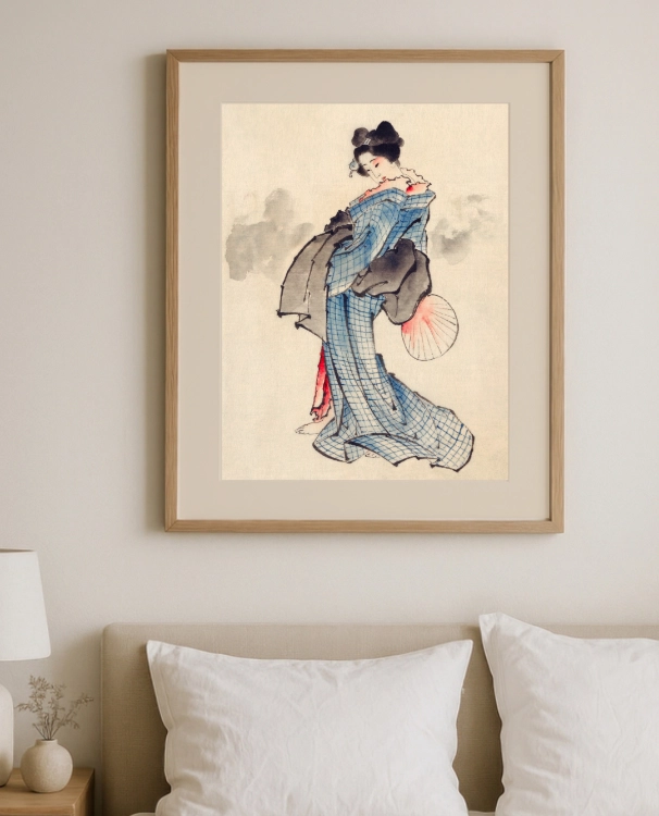 klimalia-plakat-japonski-zimowy-pejzarz-hasui-kawase-50x70 łóżko.webp