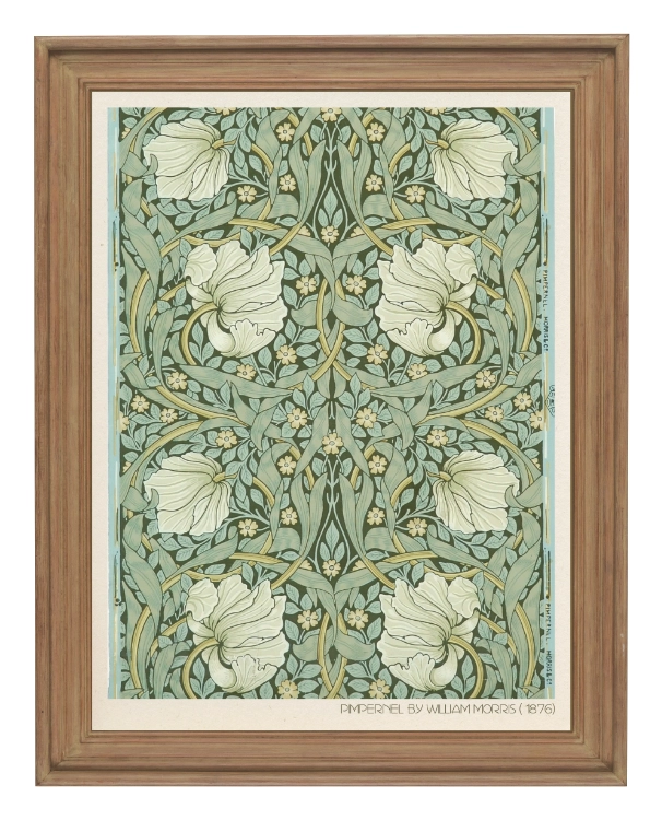 klimalia-plakat-grafika-pimpernel-William-Morris.webp