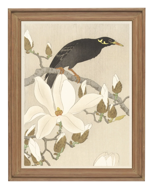klimalia-plakat-japonski-ptak-na-kwitnacej-galezi-ohara-koson.webp